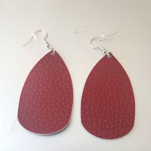 Leather earrings